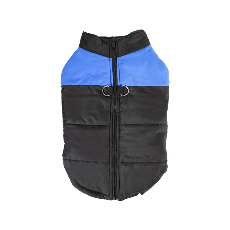 Dogs Winter Vest Zipper Waterproof